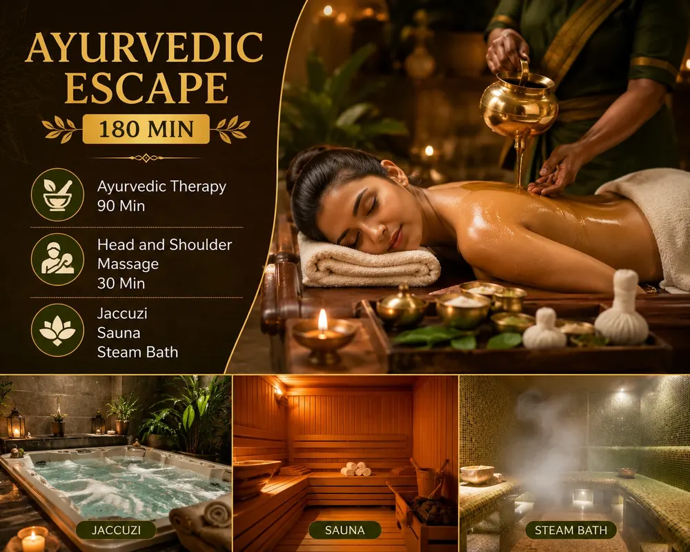 AYURVEDIC ESCAРE 180 MIN